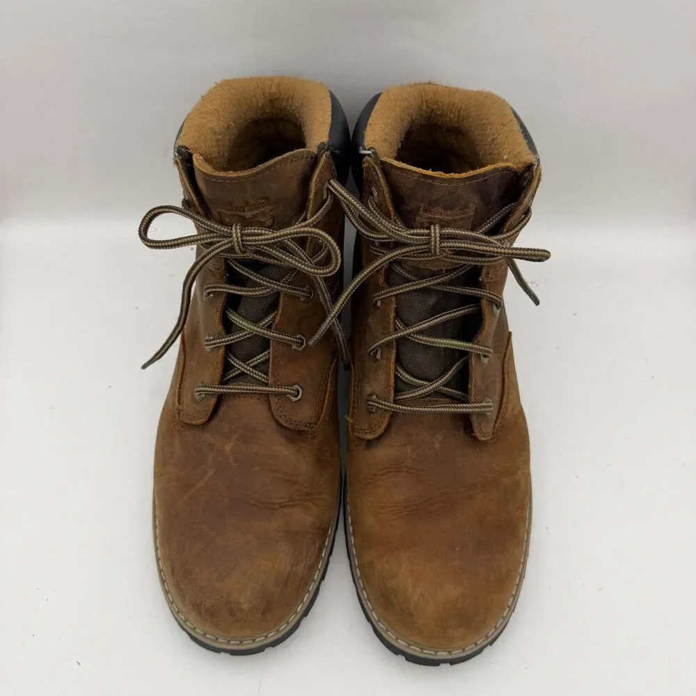 Timberland PRO ReBOT Leather Work Boots Brown Soft Toe Men's Size 11 A1WG2